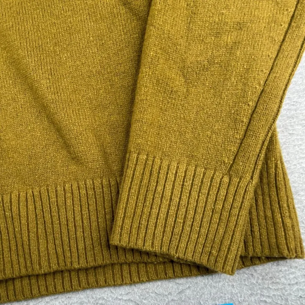 Banana Republic Italian Yarm Knit Sweater Mens Medium Tall Casual Brown Wool